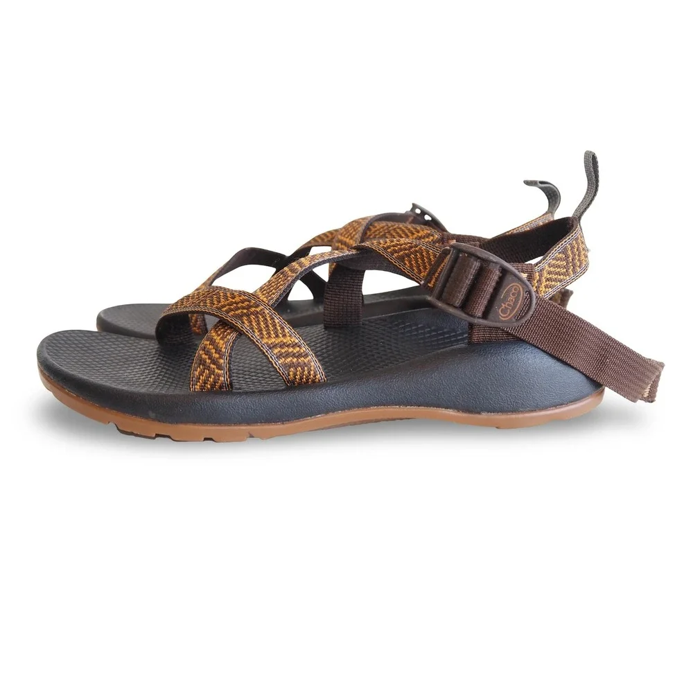 Chaco Sandals Youth 6 Black Brown Sport Hiking Outdoor Adjustable Kids Unisex